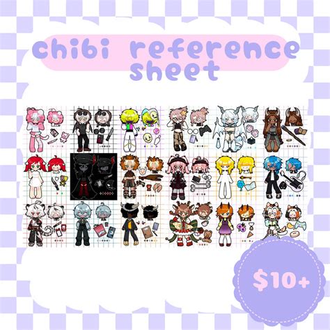 Chibi Reference Sheet 10 By Helloaerin On Deviantart