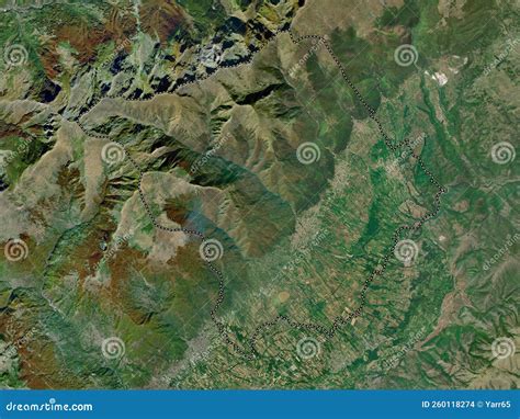 Tearce Macedonia High Res Satellite No Legend Stock Illustration