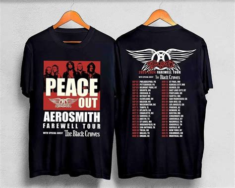 Aerosmith Tour With The Black Crowes Peace Out Farewell Tour