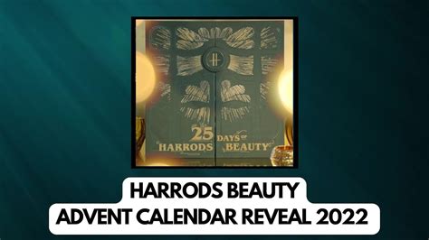 Harrods Beauty Advent Calendar Reveal Youtube