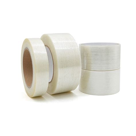 Bi Directional Fiberglass Reinforced Filament Strapping Tape For Fixing