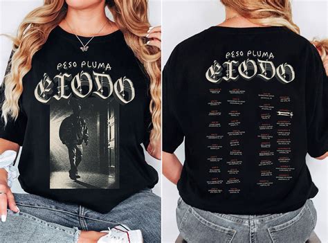 Peso Pluma Tour 2024 Shirt Peso Pluma Exodo Tour 2024 Merch Inspire Uplift