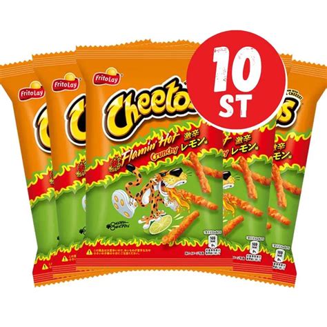 Köp Cheetos Flamin Hot Lime Japan 65g X10st Online Butikkom