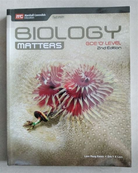 Biology Matters Gce O Level 2nd Edition Hobbies And Toys Books