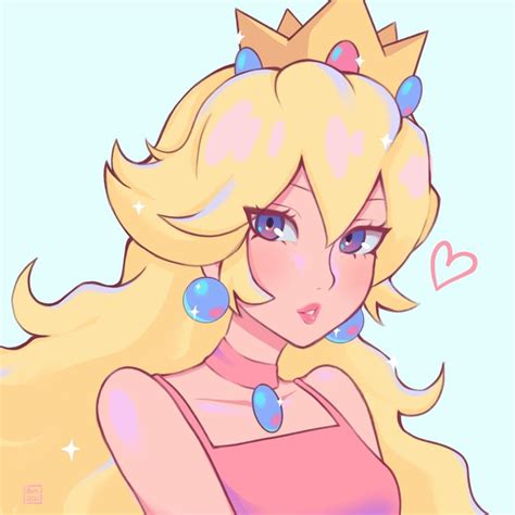 Princess Peach Print By Darienraeart On Etsy Super Mario Princess Nintendo Princess Mario Fan