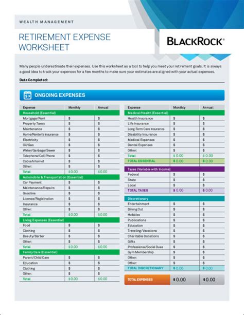 Retirement Budget Spreadsheet Template | Hot Sex Picture