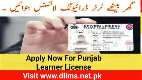 How To Obtain Driving License Online In Karachi Sindh 2024 Dls