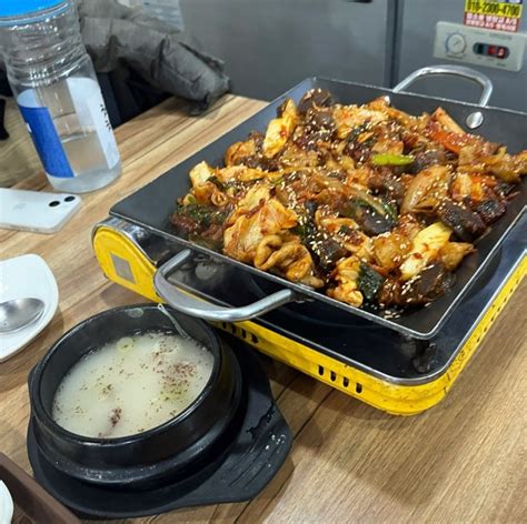 인천 부평 이화순대 부평시장역 순대국 맛집 순대곱창볶음 볶음밥 주차 화장실 네이버 블로그