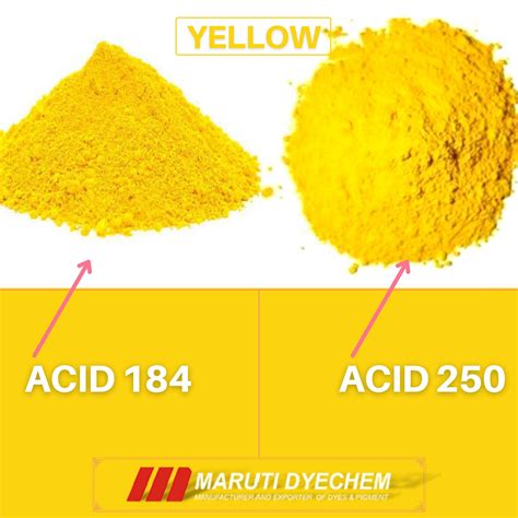 Acid Yellow Dye Marucolor