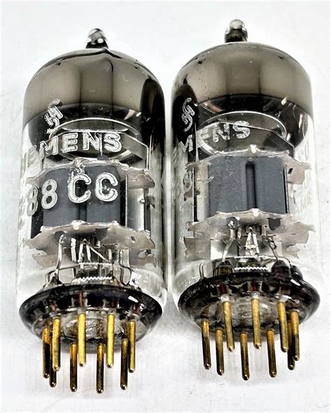 E Cc Cca Cv Wa Tube Siemens Pair Preamp Tubes Valve Gold Pins