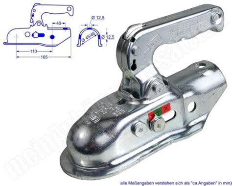 ALBE Berndes Zugkugelkupplung Kugelkupplung Zugrohr Rohr 45mm EM 150 R