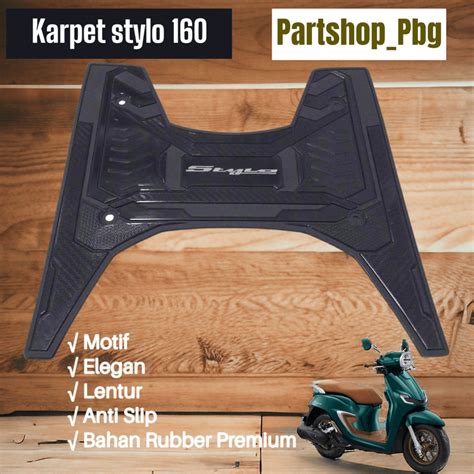 Jual Karpet Pijakan Kaki Honda Stylo Alas Kaki Stylo Bahan Full