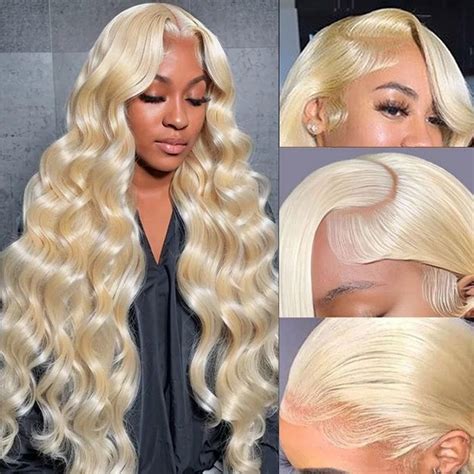 Noella 613 Blonde Lace Front Wig Human Hair 30 Inch 210