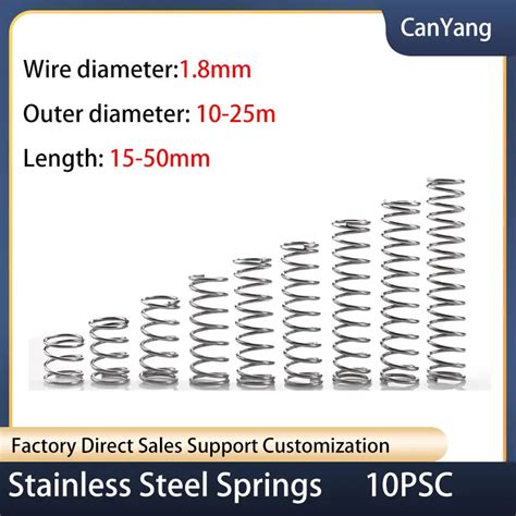 304 Sus Compression Spring Stainless Steel Compression Spring Wire