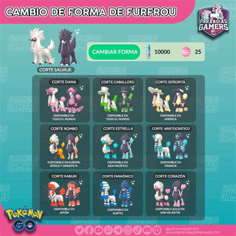 Furfrou Formas Pokémon Go - Furfrou vuelve a Pokémon GO con su Forma Corazón: cómo haceros con ...