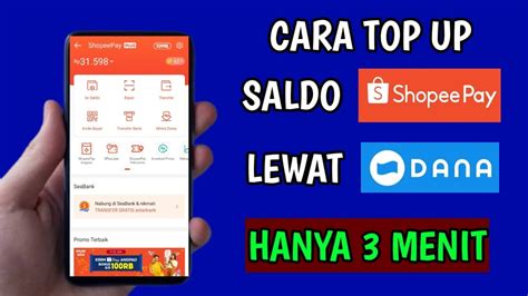 Cara Top Up Shopeepay Lewat Dana Youtube