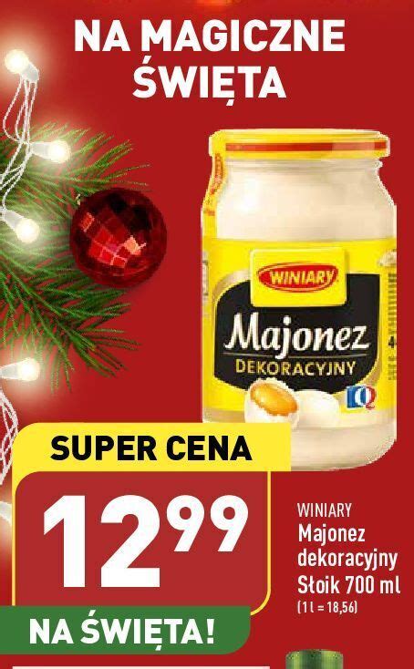 Promocja Majonez Dekoracyjny Winiary W ALDI