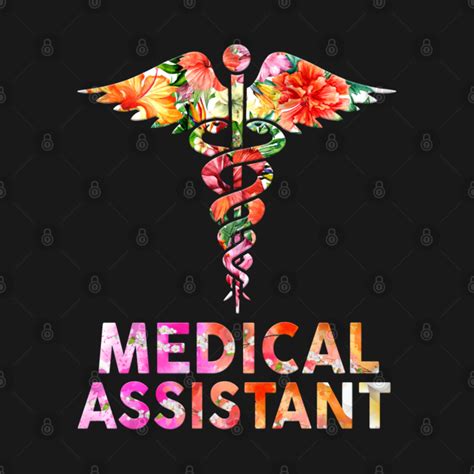 Medical Assistant Flower Background Medical Assistant Débardeur Teepublic Fr