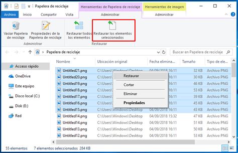 Archivos Eliminados En La Papelera De Reciclaje Ver Recuperar O Destruir