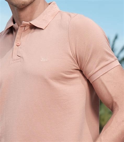 Edge Solid Color Mens Polo Shirt