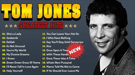 Tom Jones Greatest Hits 2024 Best Songs Of Tom Jones Playlist