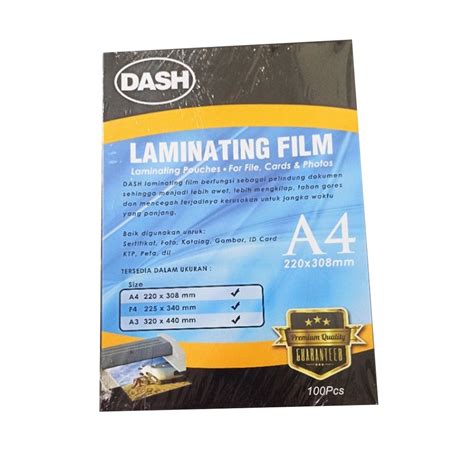 Jual Dash Kertas Press Kertas Laminating Film A Shopee Indonesia