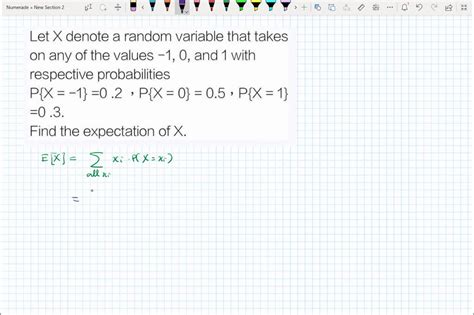 Let X Denote A Random Variable That Takes On Any Of The Values 1 0 And 1 With Respective