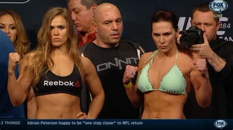 Ronda Rousey Half Naked Weigh In For UFC 184