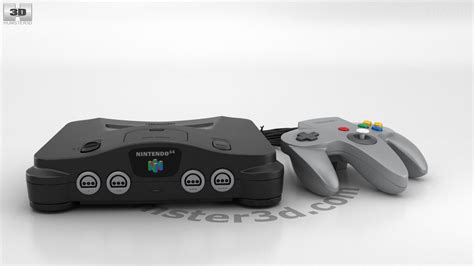 360 View Of Nintendo 64 3d Model 3dmodels Store