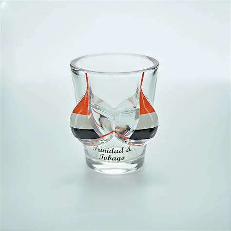 Custom D Bikini Bust Shot Glasses For Parties Clear Glass Shooter