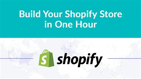 Build Your Shopify Store In 1 Hour Step By Step Instruction For