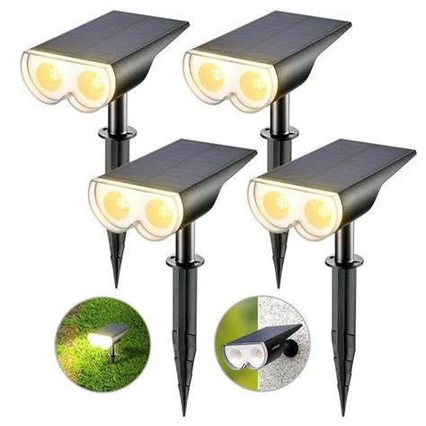 Spot Solaire Extérieur Multicolore LED Lampes Solaires Etanche IP67