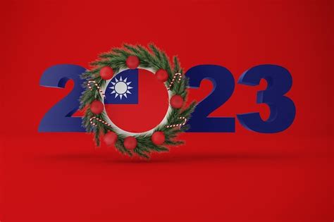 Premium Photo | 2023 Taiwan With Wreath