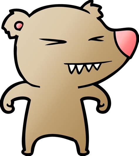 angry bear cartoon 12427036 Vector Art at Vecteezy