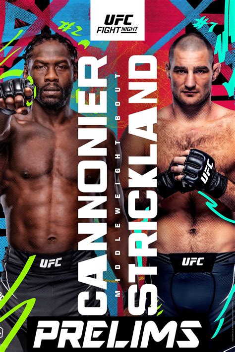 Ufc Fight Night Cannonier Vs Strickland Posters The