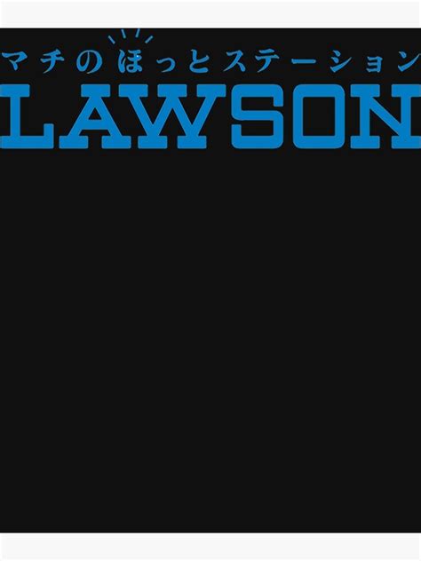 "Lawson logo" Poster for Sale by donnanancyft | Redbubble