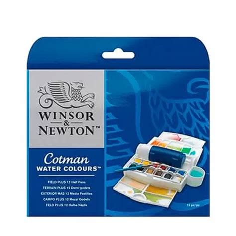 Aquarela Cotman Cores Field Plus Winsor Newton A Casa Das