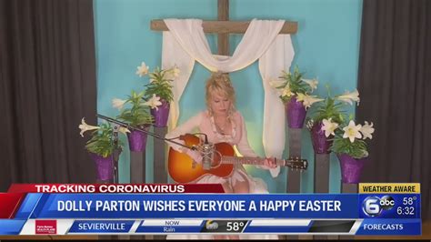 Dolly Parton Shares Virtual Easter Message While Practicing Social