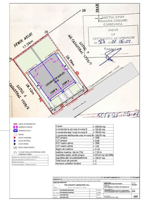 Vand Teren Mp Cu Proiect Si Autorizatie De Dublex Bucuresti