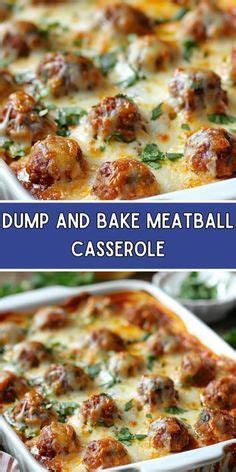 Dump And Bake Meatball Casserole In Meatball Casserole Recipe