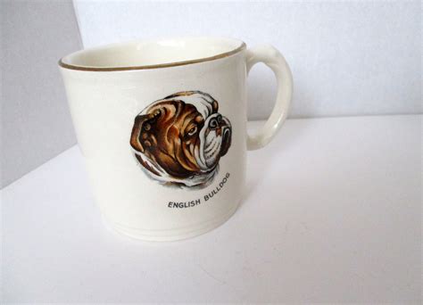 My Bulldog Cup Vintage Bulldog English Bulldog Glassware