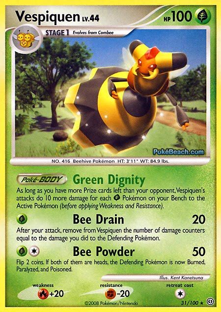 Pokemon Card of the Day: Vespiquen (Stormfront) | PrimetimePokemon's Blog