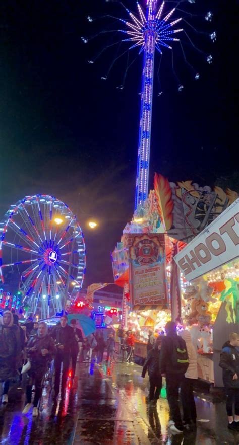 Roller Coaster Cool Landscapes Fun Fair Amusement Park