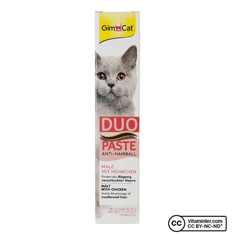 Gimcat Kedi Macunu Duo Paste Anti Hairball 50 Gr Kedi Vitaminleri