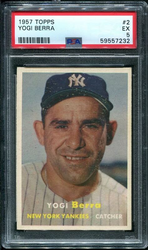 Topps Yogi Berra Psa Hof All Star Cards Inc