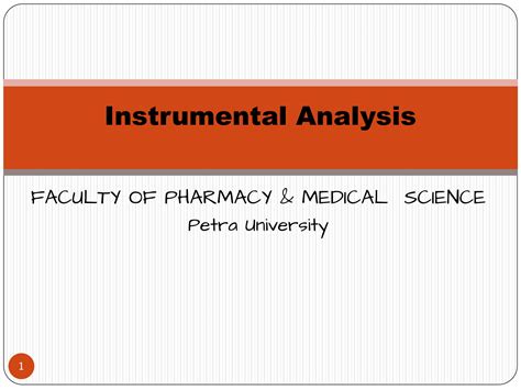 Solution Instrumental Analysis Lecture Pptx Studypool