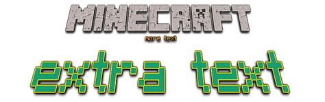 Minecraft Font Style Textcraft