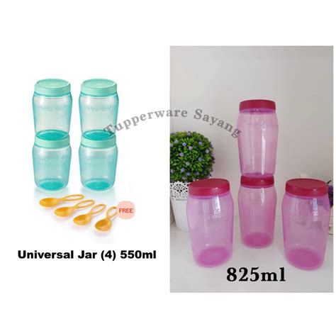 READY STOCK Tupperware Universal Jar 550ml 825ml Shopee Malaysia