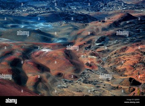 Ascension, Ascension Island, volcano, mountain, sisters peak, lava, lava field, view Stock Photo ...