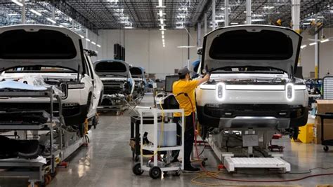 Automaker Rivian Pauses Construction Of Its Billion Electric Truck